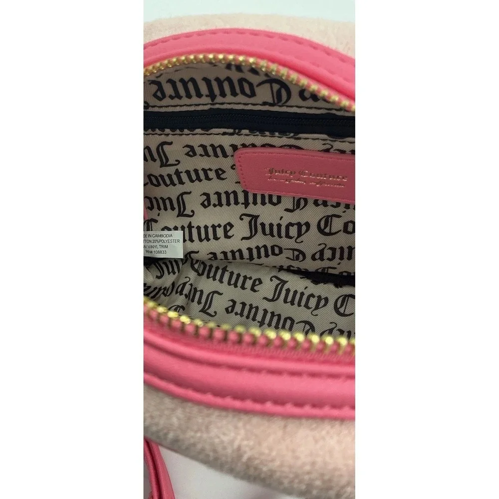 Juicy Couture Wingin It Crossbody Camera Bag Butterfly Design Pink Diamond NWT